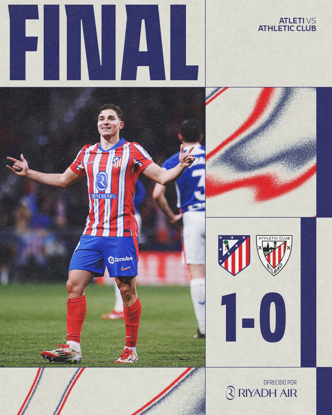  致勝進球！阿爾瓦雷斯當(dāng)選馬競1-0畢巴全場最佳球員