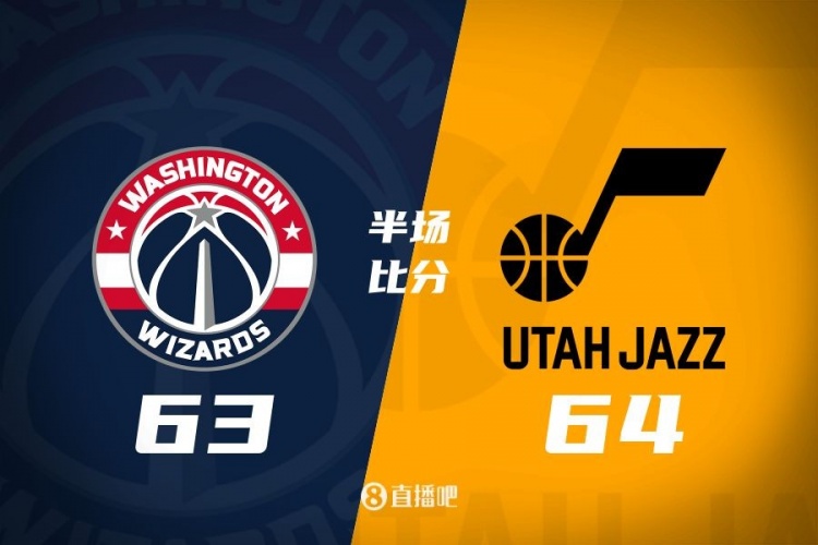  狀元之爭(zhēng)！半場(chǎng)戰(zhàn)報(bào)：奇才63-64落后爵士 薩爾20分&塞克斯頓16分